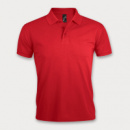 SOLS Prime Mens Polo Shirt+Red