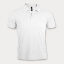 SOLS Prime Mens Polo Shirt+White