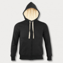 SOLS Sherpa Unisex Zipped Sweatshirt+Black