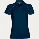 STORMTECH Womens Piranha Performance Polo+Navy