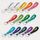 Silicone Key Ring Embossed+colours
