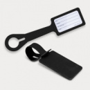 Silicone Luggage Tag+Black