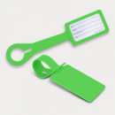 Silicone Luggage Tag+Bright Green