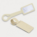 Silicone Luggage Tag+Ecru