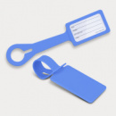 Silicone Luggage Tag+Light Blue