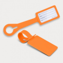 Silicone Luggage Tag+Orange