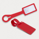 Silicone Luggage Tag+Red