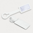 Silicone Luggage Tag+White