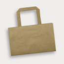 Small Flat Handle Paper Bag Landscape+Natural