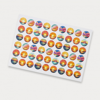 Sticker Sheet 26mm Circle (Matte)