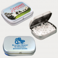 Sugar Free Breath Mints in Silver Tin image