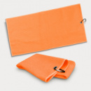 Waffle Golf Towel+Orange