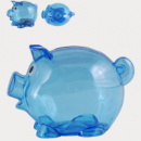 Worlds Smallest Pig Coin Bank+Blue