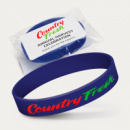 Silicone Wrist Band Embossed+bag+label